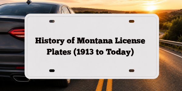 History of Montana License Plates (1913 to Today)