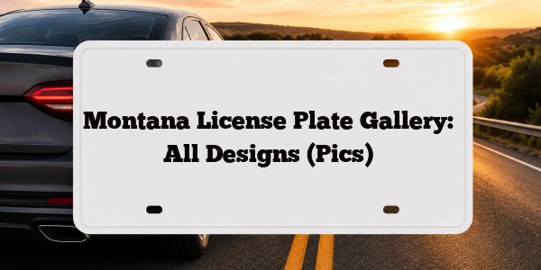 Montana License Plate Gallery: All Designs (Pics)