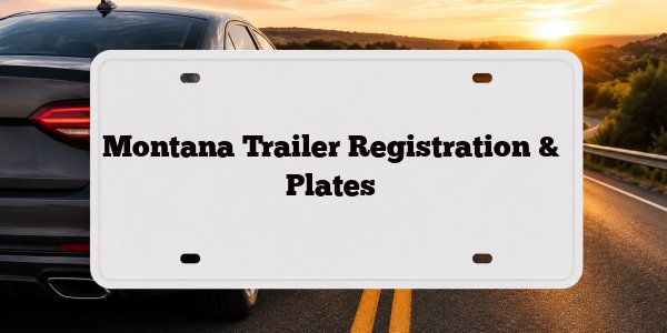 Montana Trailer Registration & Plates