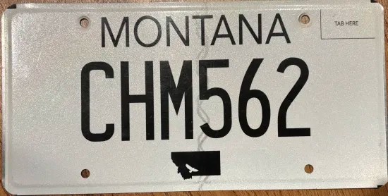 Montana Eagle Mount Bozeman specialty plate